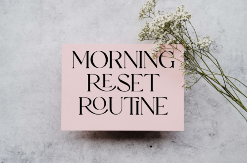 Morning Reset Routine